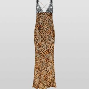 Akima Leopard slip dress